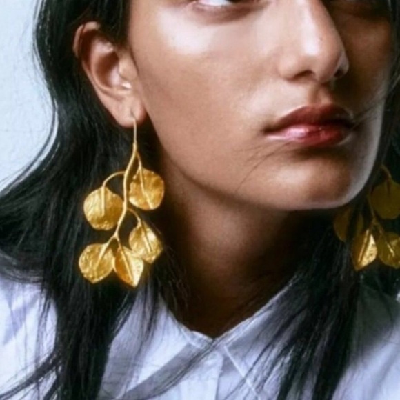 ✨3for$38  Zara Drop Leaf Earrings - Picture 3 of 16